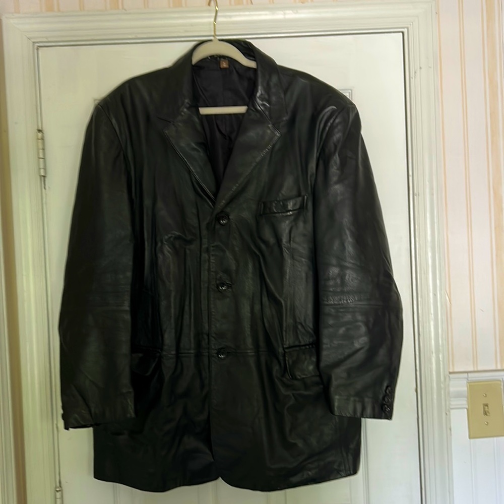 Beautiful Black leather jacket super soft